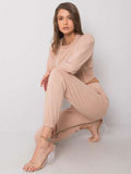 Beige Casual Set
