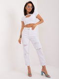 White Mom Jeans