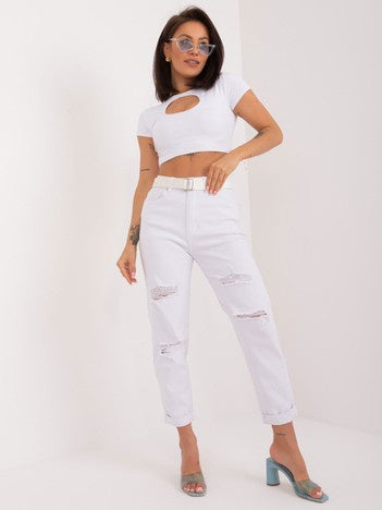 White Mom Jeans