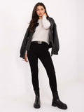 Black Skinny Jeans with Belt