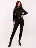Black Skinny Jeans with Belt