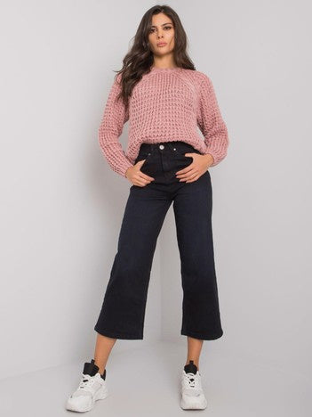 Black High-Waisted Flare Jeans