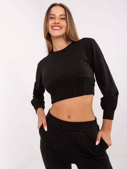 Black Tracksuit Set