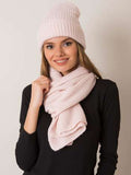 Light Pink Hat and Scarf Set