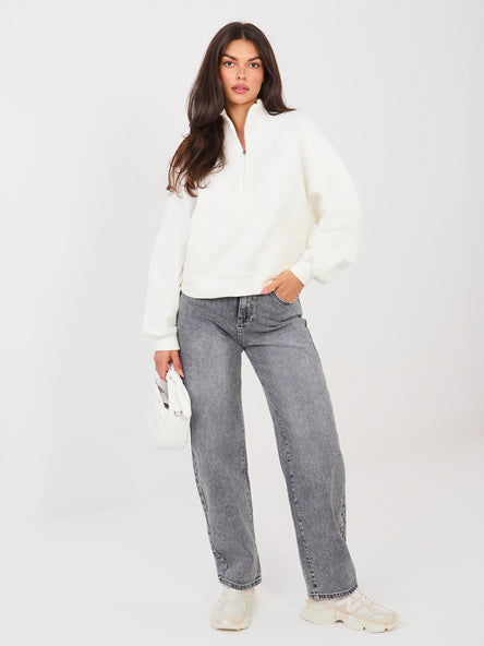 Gray Balloon Jeans