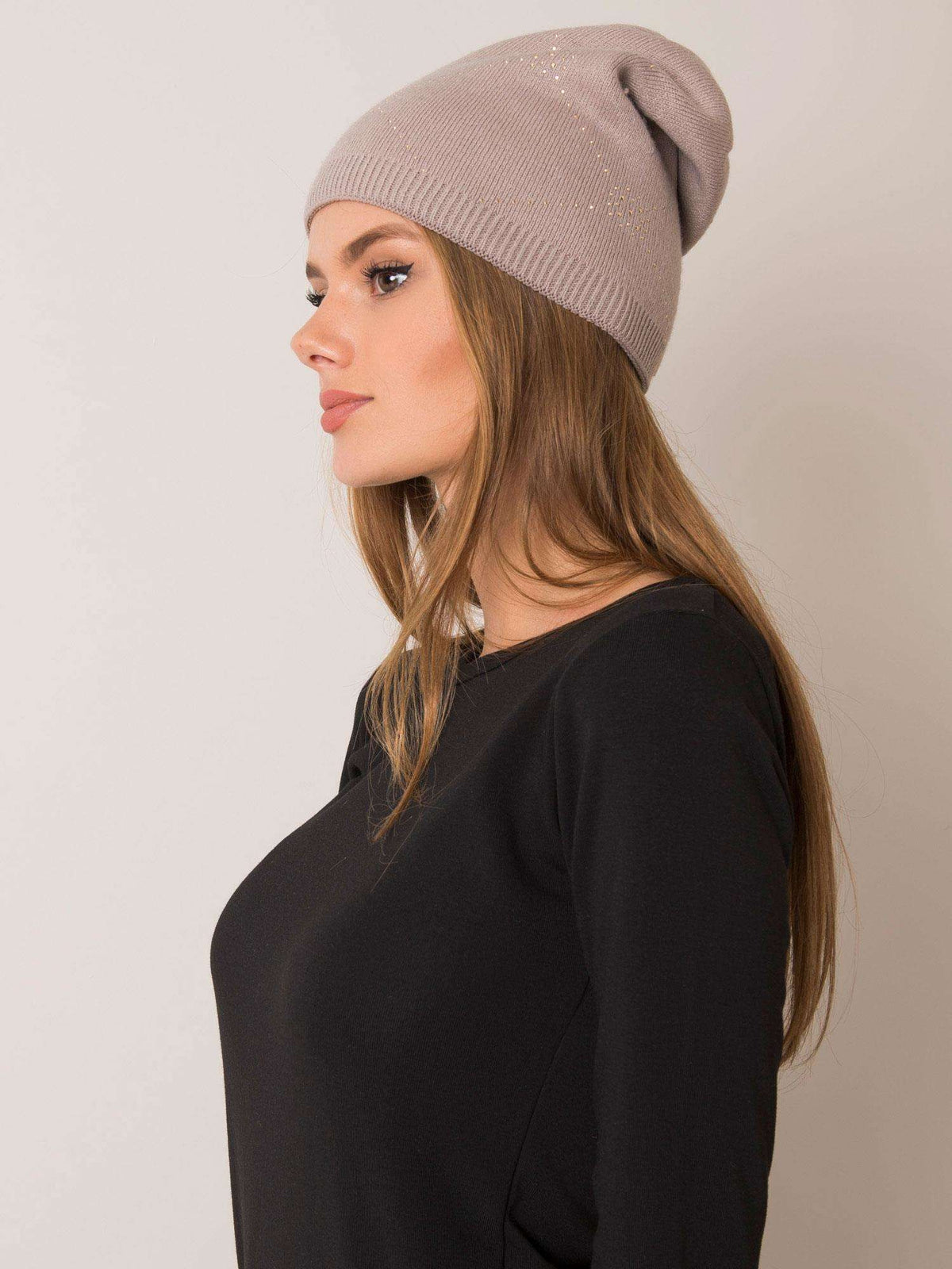 Dark Beige Beanie