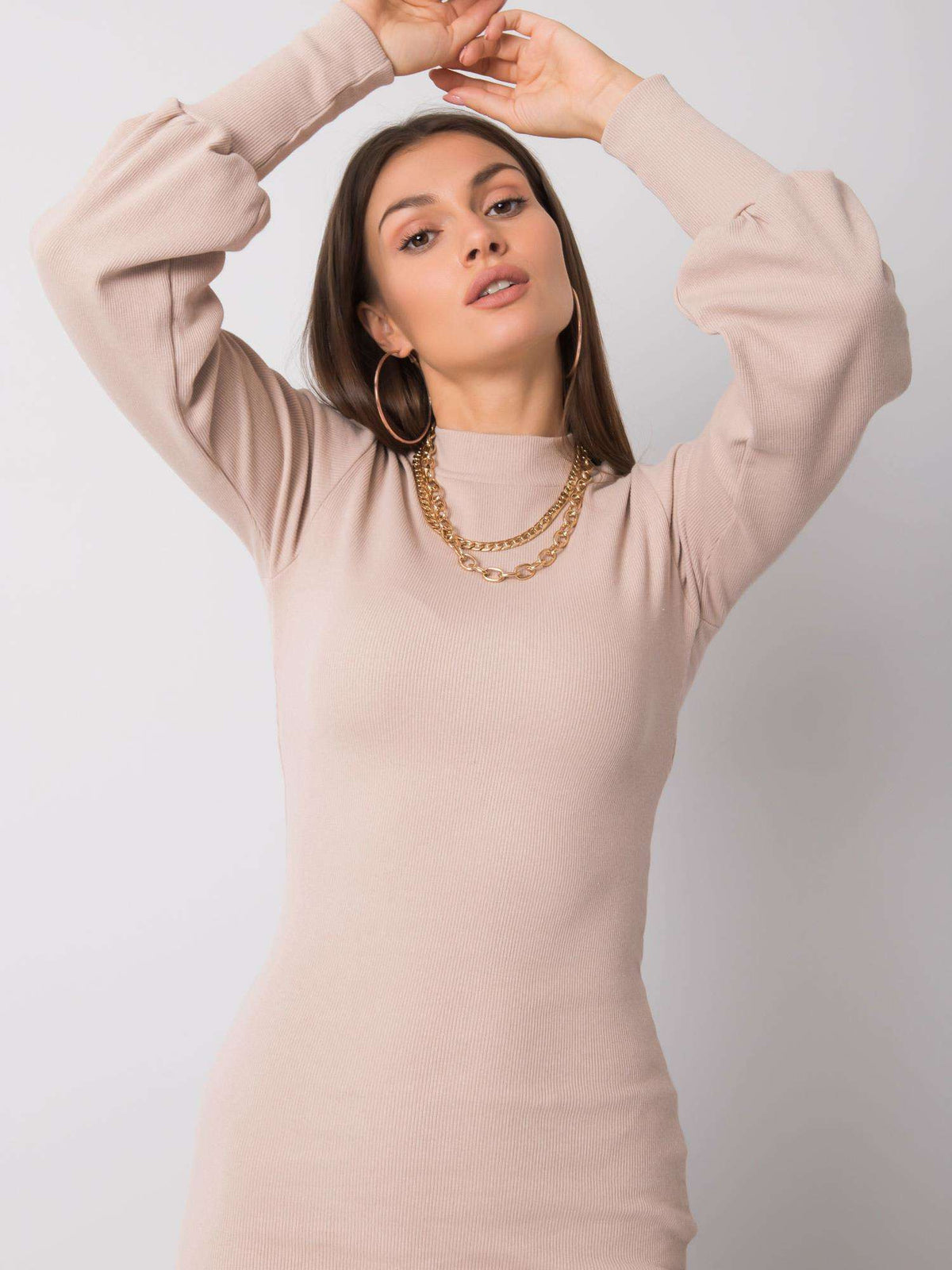 Beige Dress