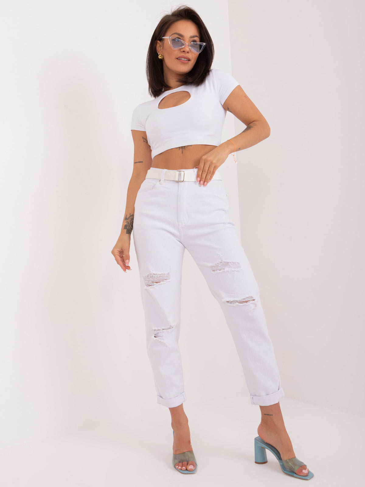 White Mom Jeans