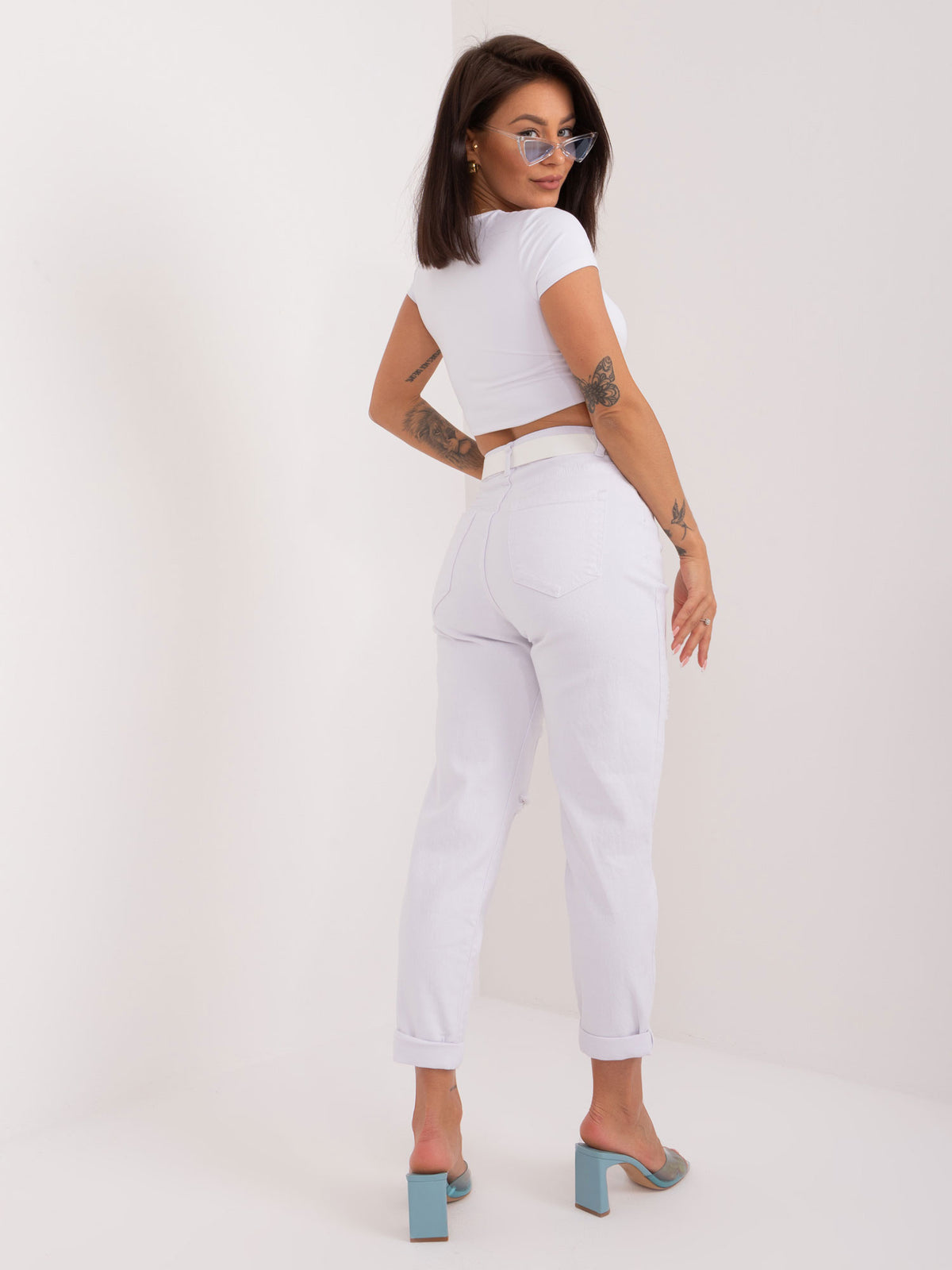 White Mom Jeans