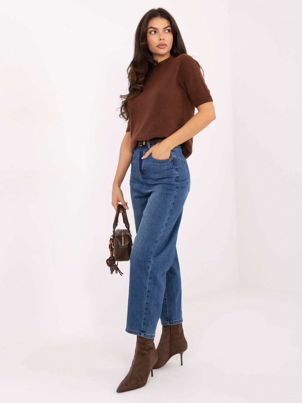 Dark Blue Balloon Jeans