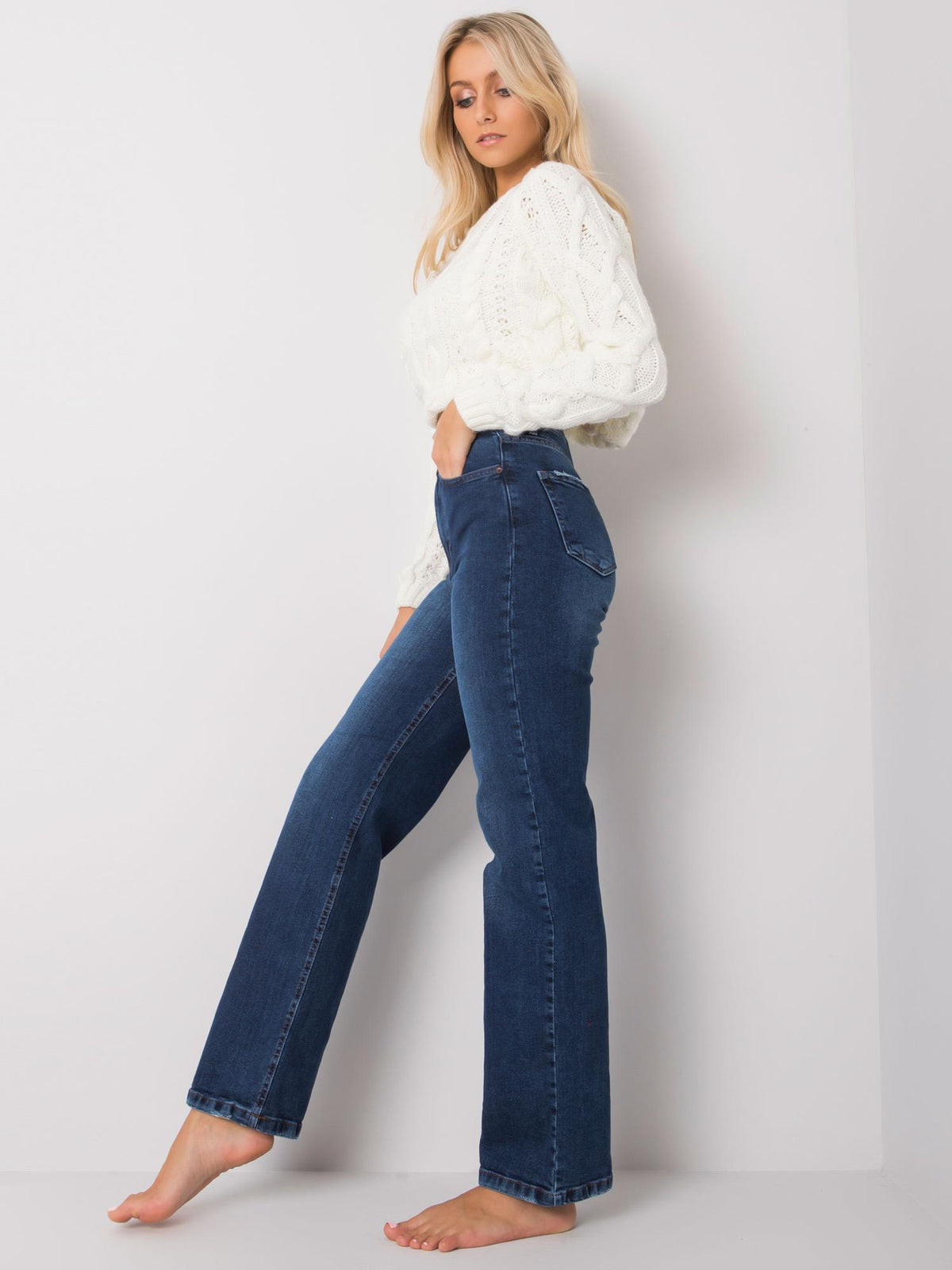 Navy Regular Jeans