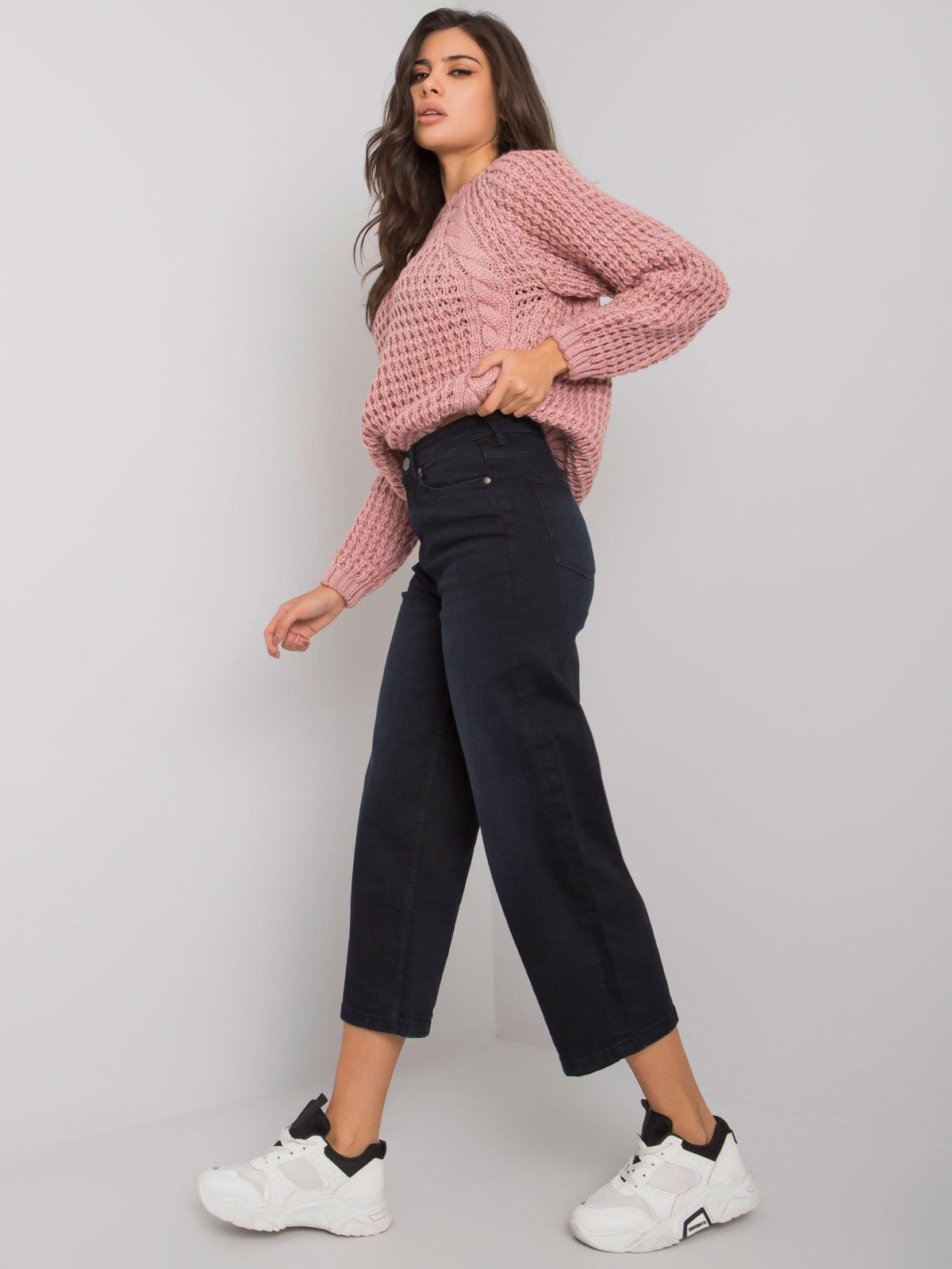 Black High-Waisted Flare Jeans