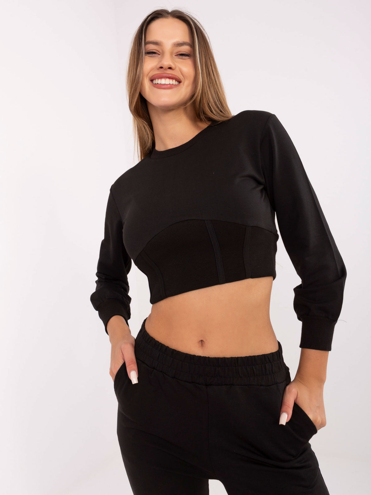 Black Tracksuit Set