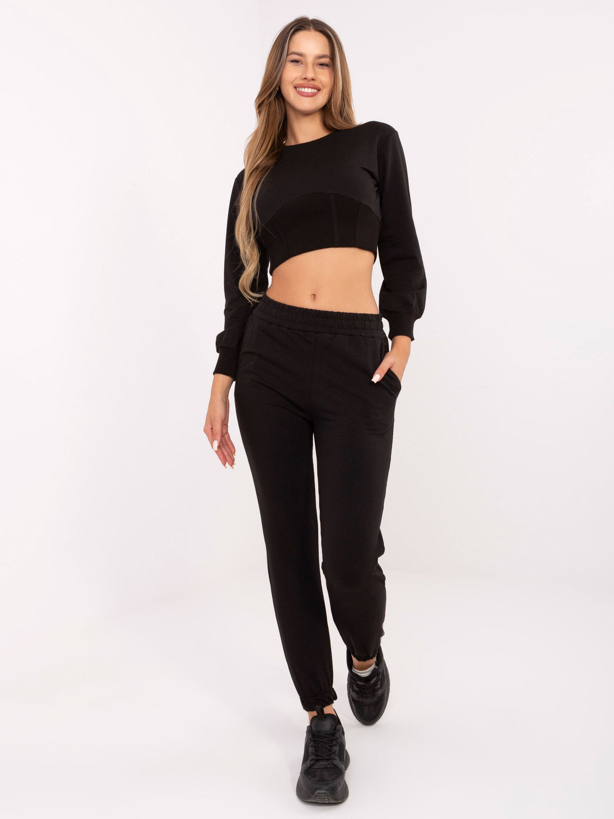 Black Tracksuit Set