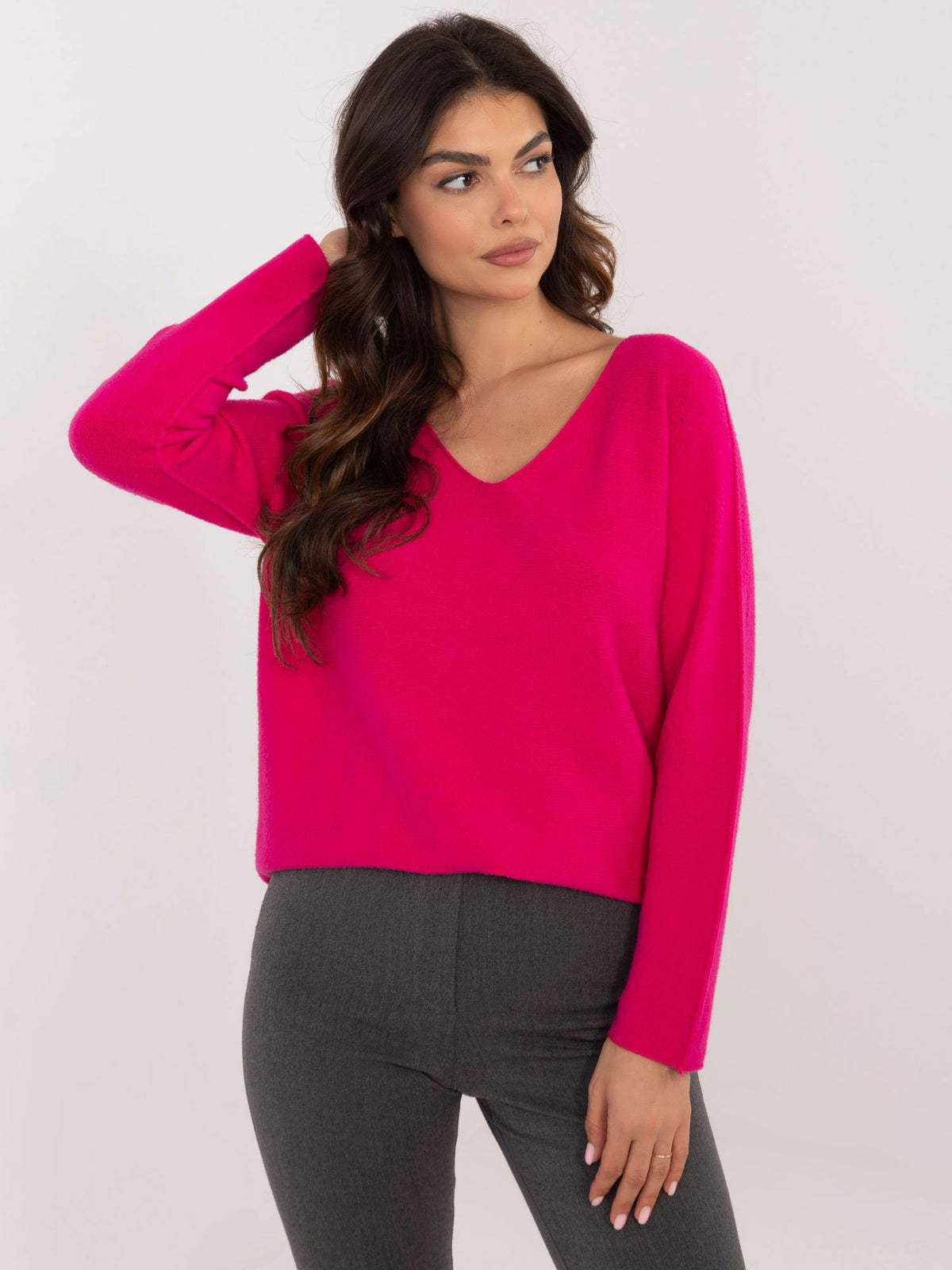 Fuchsia Reversible Sweater