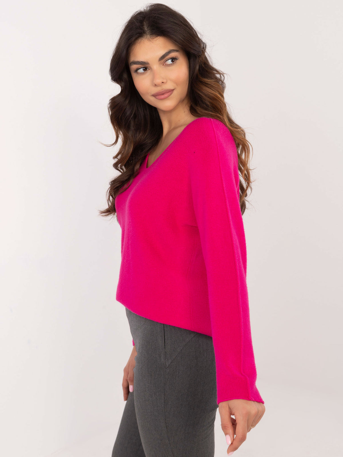 Fuchsia Reversible Sweater