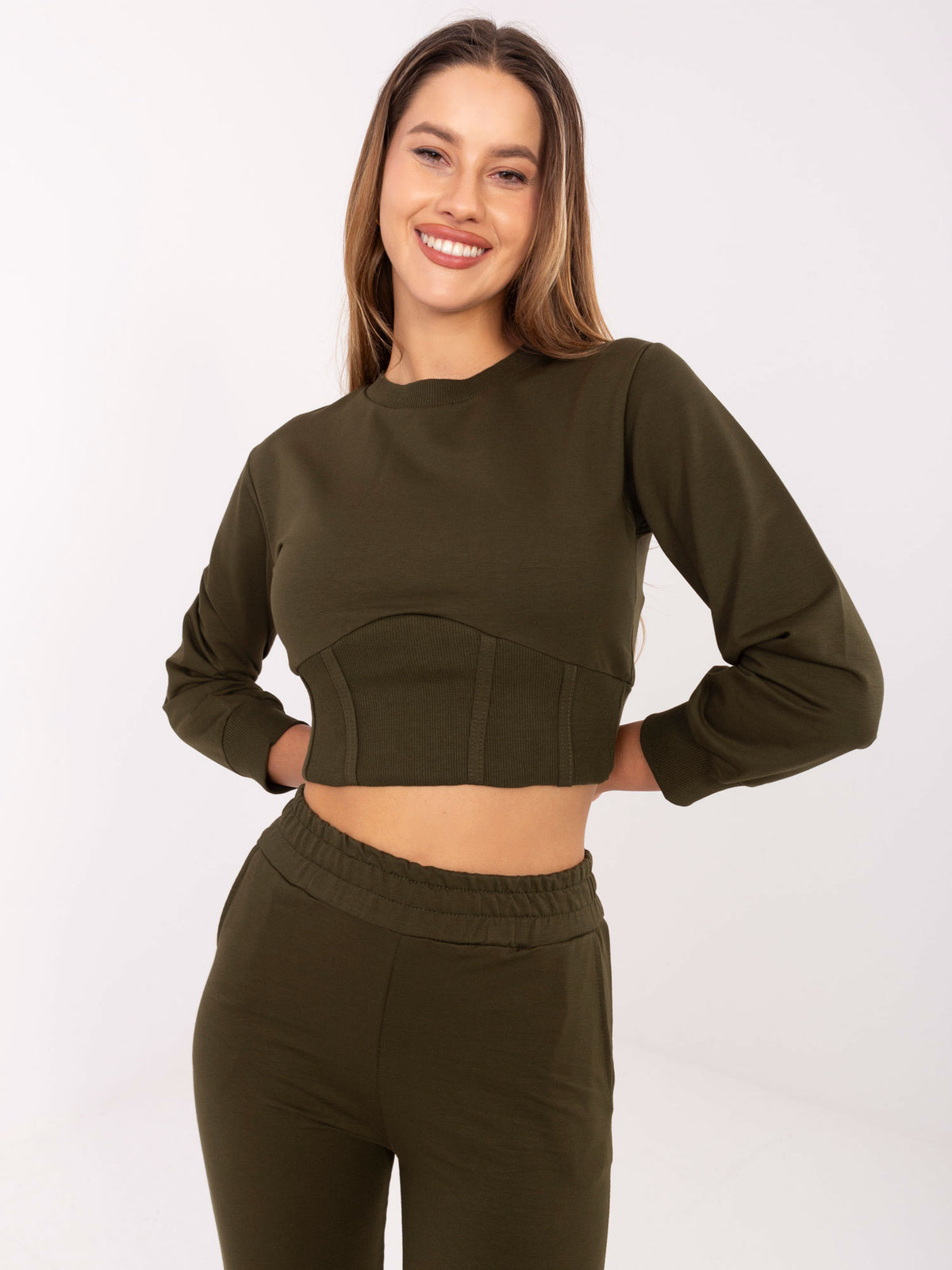 Khaki Two-Piece Set