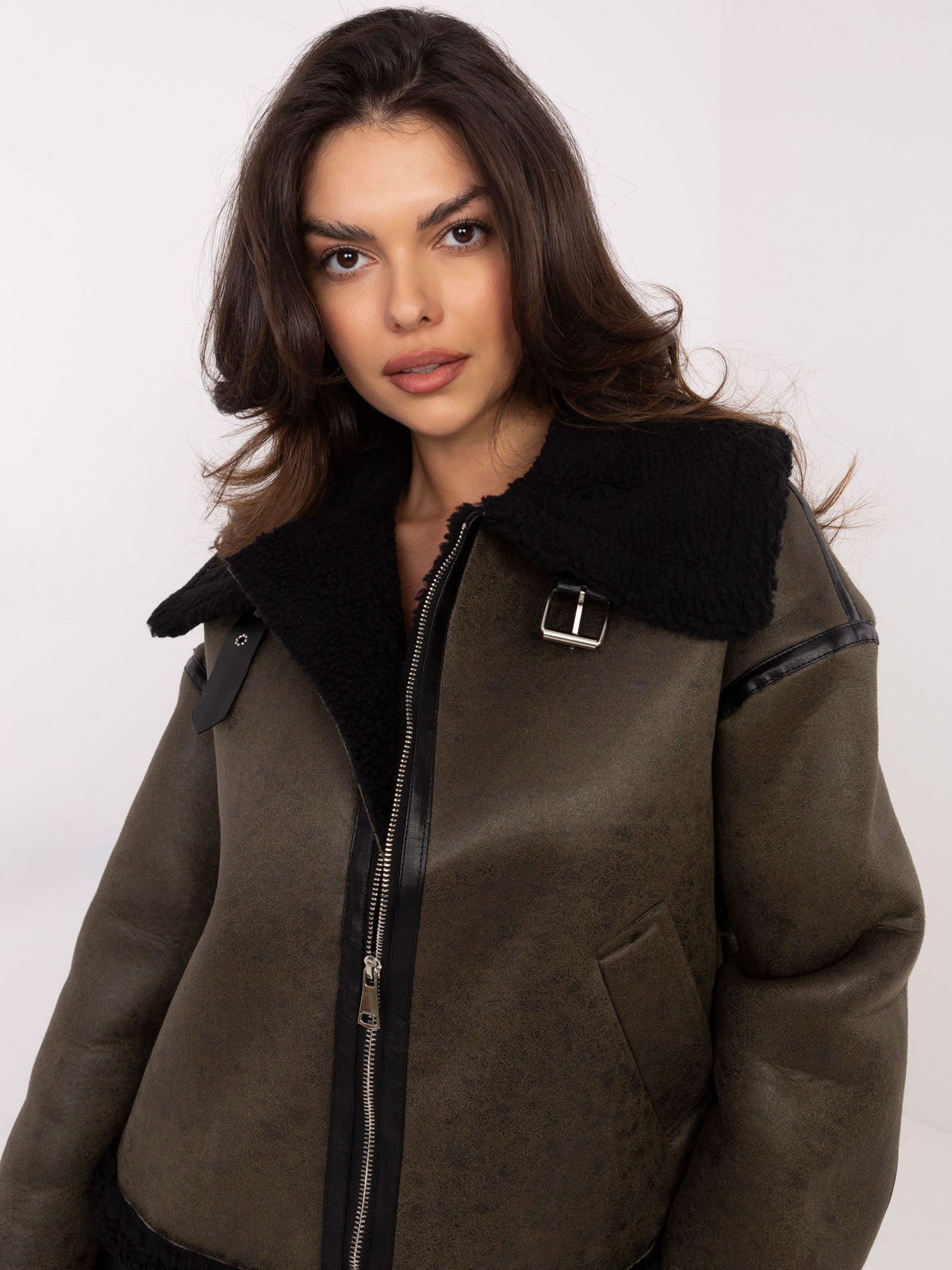 Khaki Insulated Winter Jacket