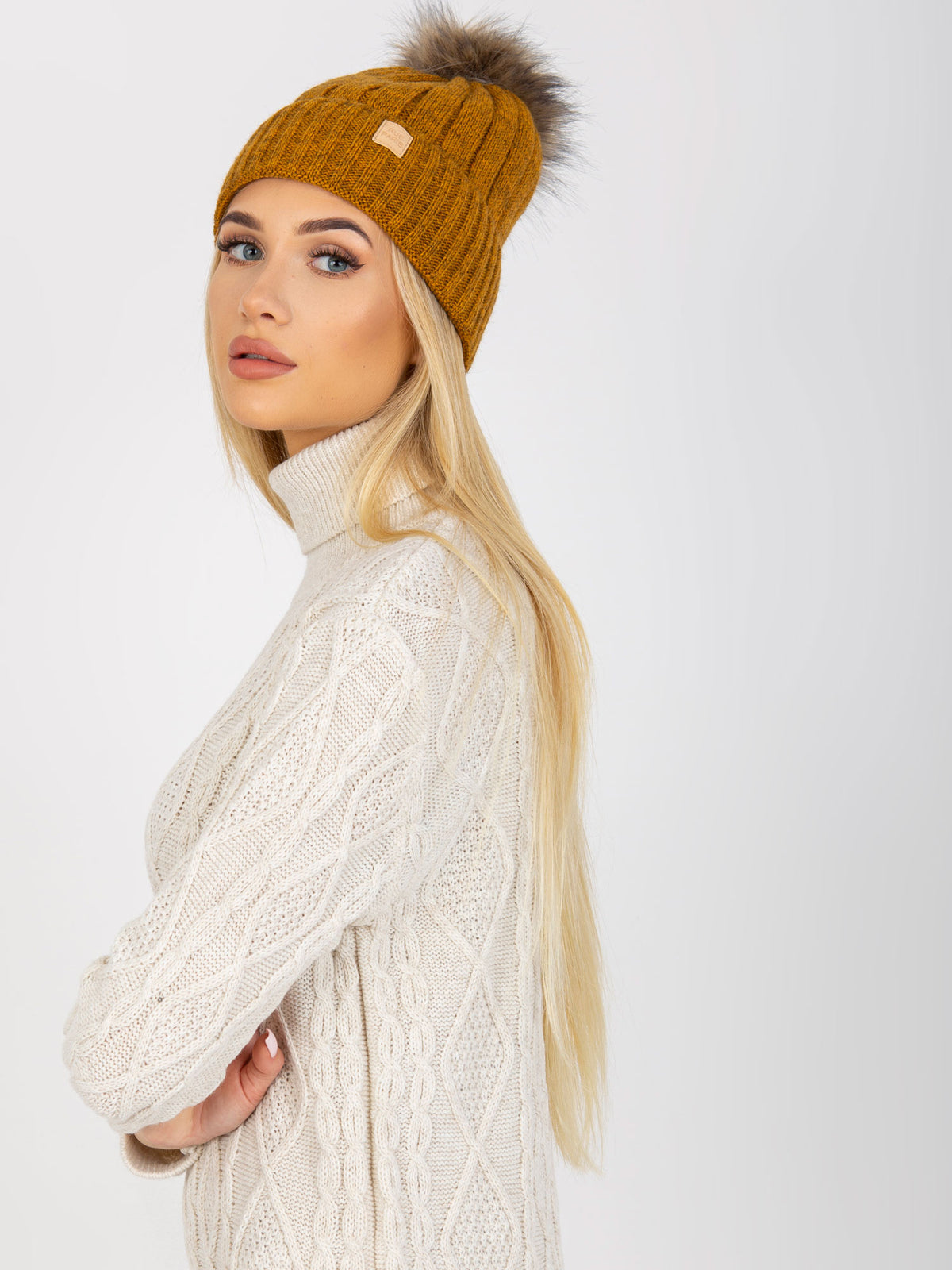 Dark Yellow Winter Hat