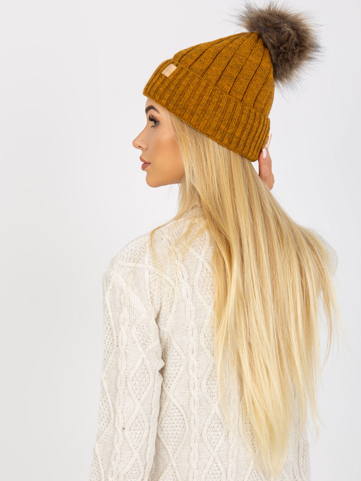 Dark Yellow Winter Hat
