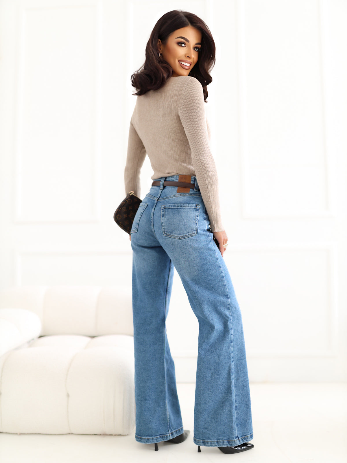 Blue Flare Jeans