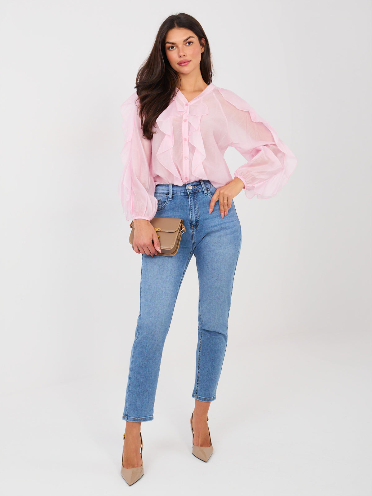 Blue Skinny Denim Trousers