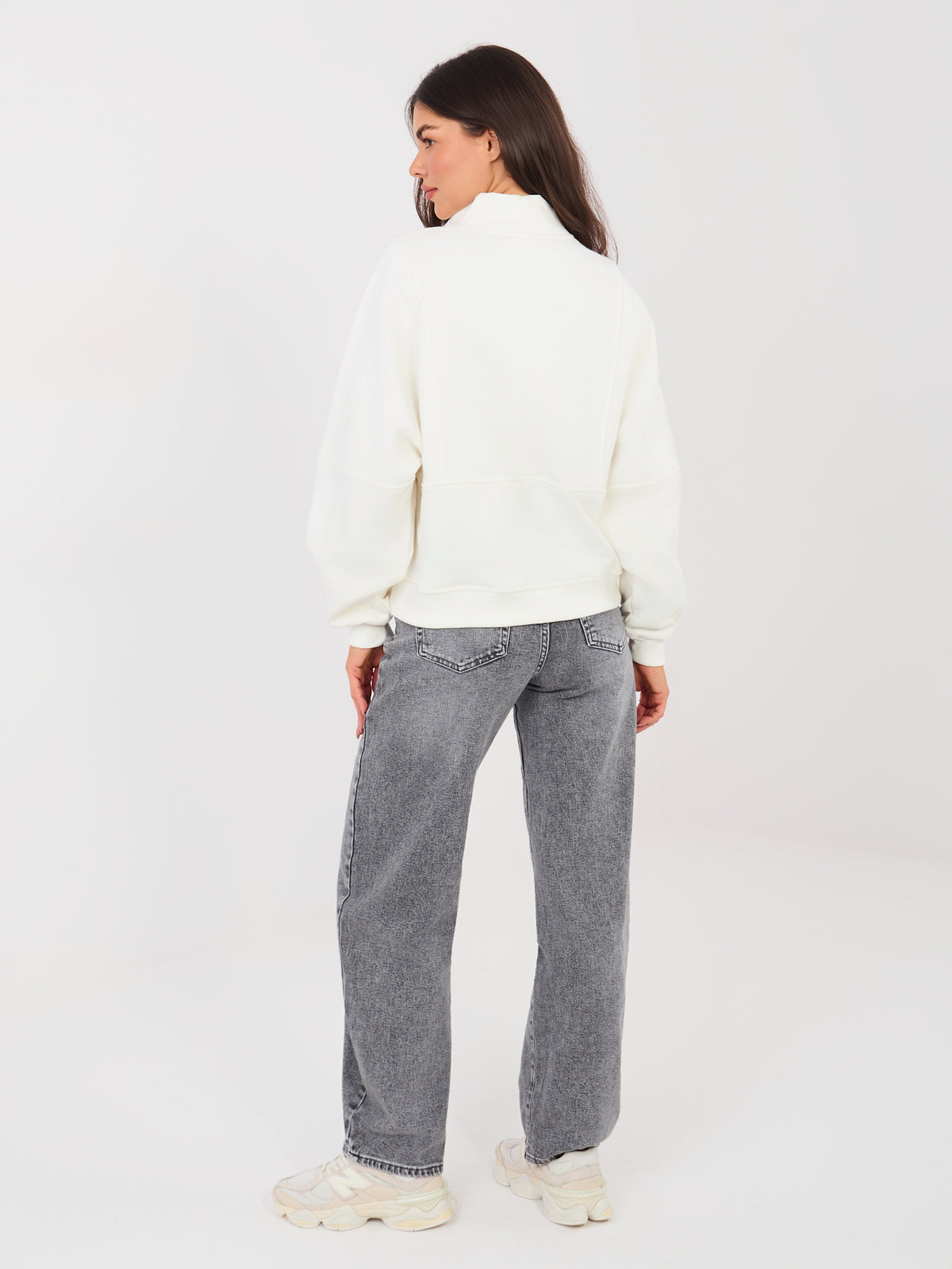 Gray Balloon Jeans
